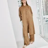 LONG SLEEVE CAFTAN SHIRTDRESS