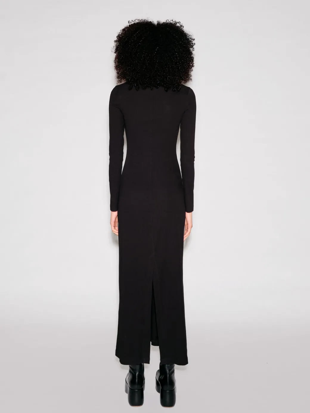 LONG SLEEVE POLO T-SHIRT DRESS