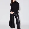 Long Sleeve Split Apron T-Shirt
