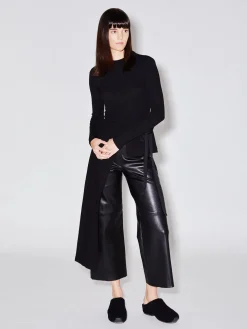 Long Sleeve Split Apron T-Shirt