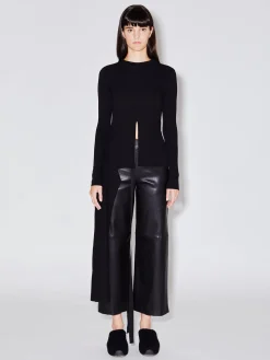Long Sleeve Split Apron T-Shirt