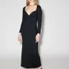Long Sleeve Sweetheart Dress