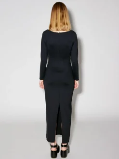 Long Sleeve Sweetheart Dress