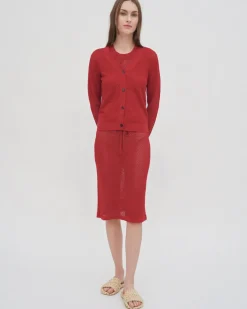 MESH POINTELLE CARDIGAN
