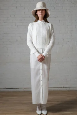 MESH POINTELLE CARDIGAN