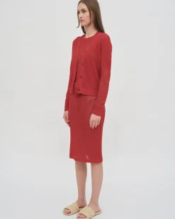 MESH POINTELLE CARDIGAN