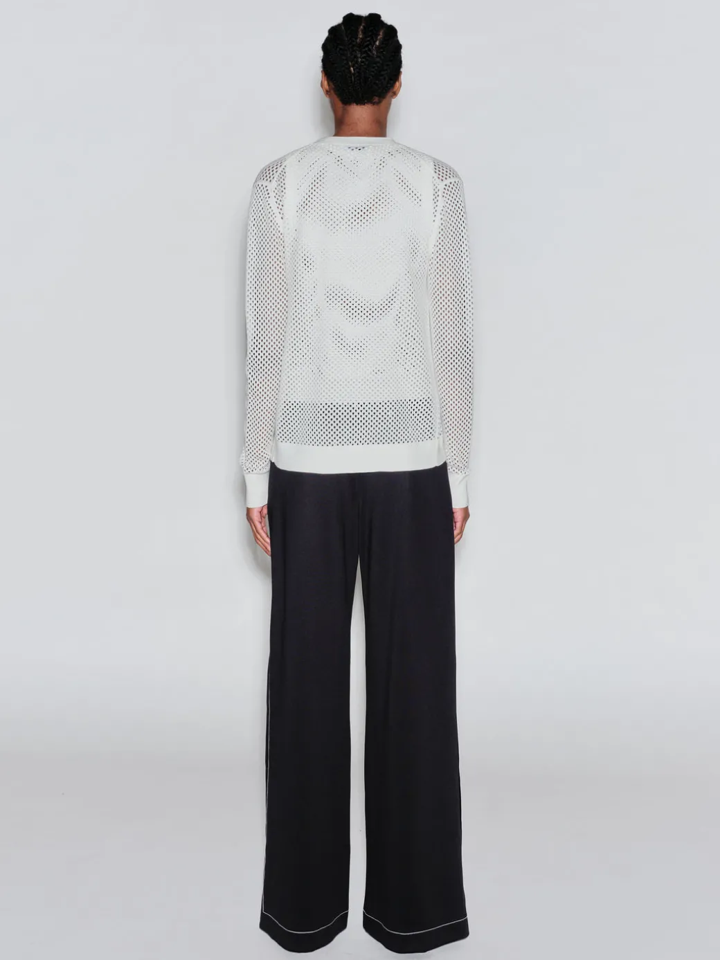 MESH POINTELLE CARDIGAN