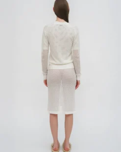 MESH POINTELLE CARDIGAN