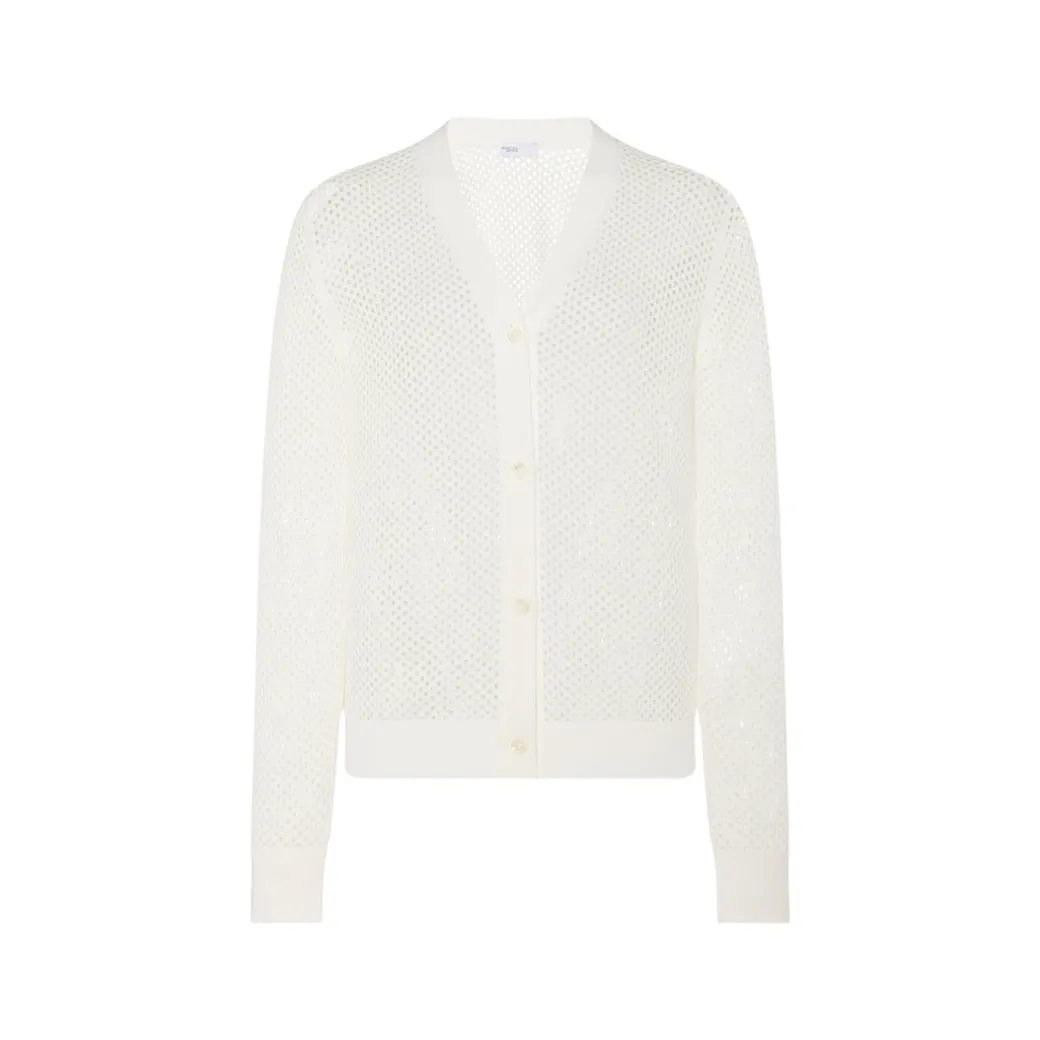 MESH POINTELLE CARDIGAN