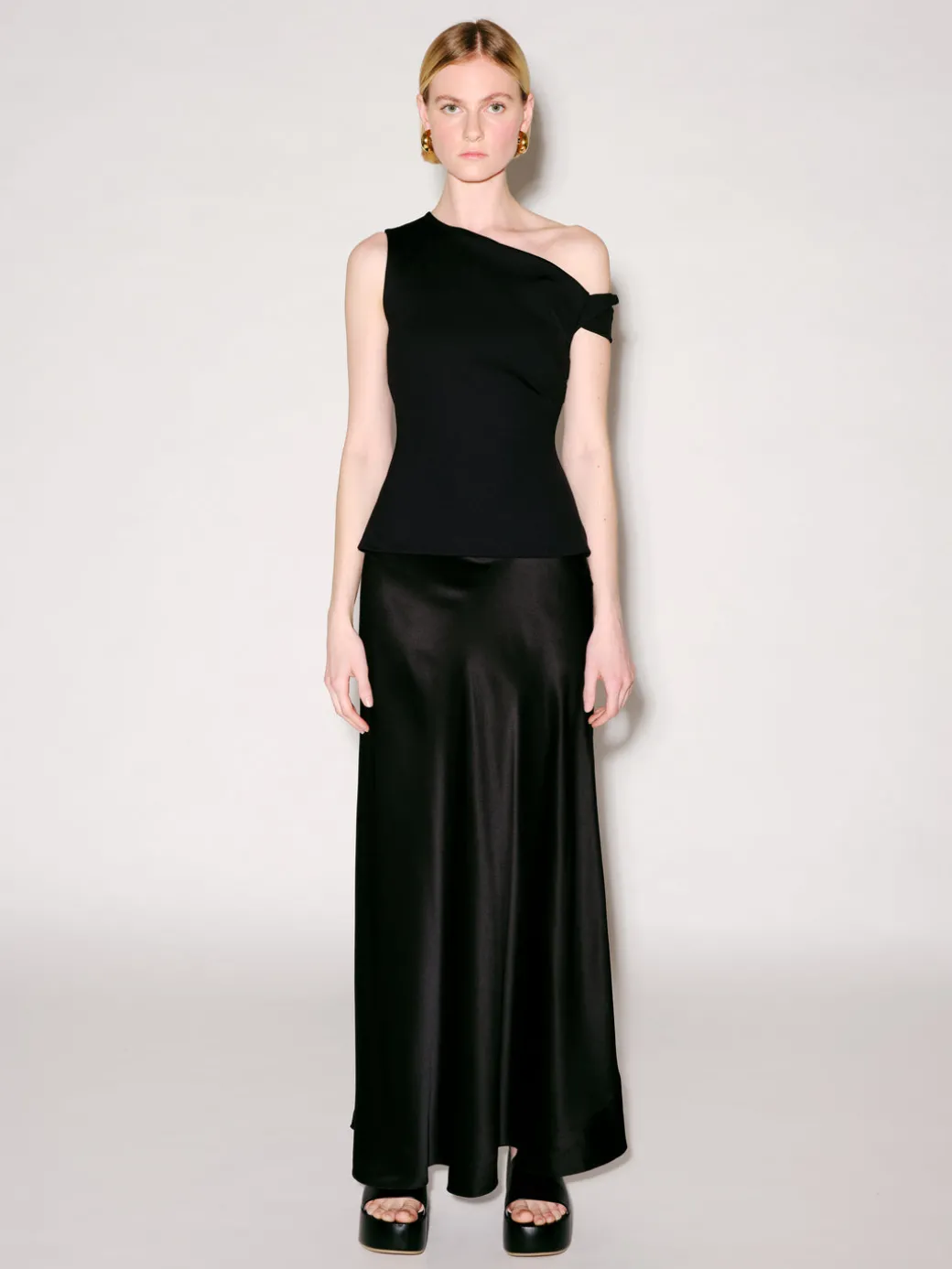 One Shoulder Twist Top