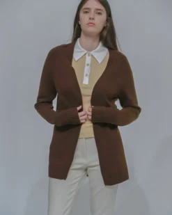 OPEN FRONT CARDIGAN