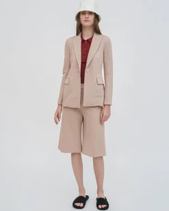 PEAK LAPEL JACKET - PLAID