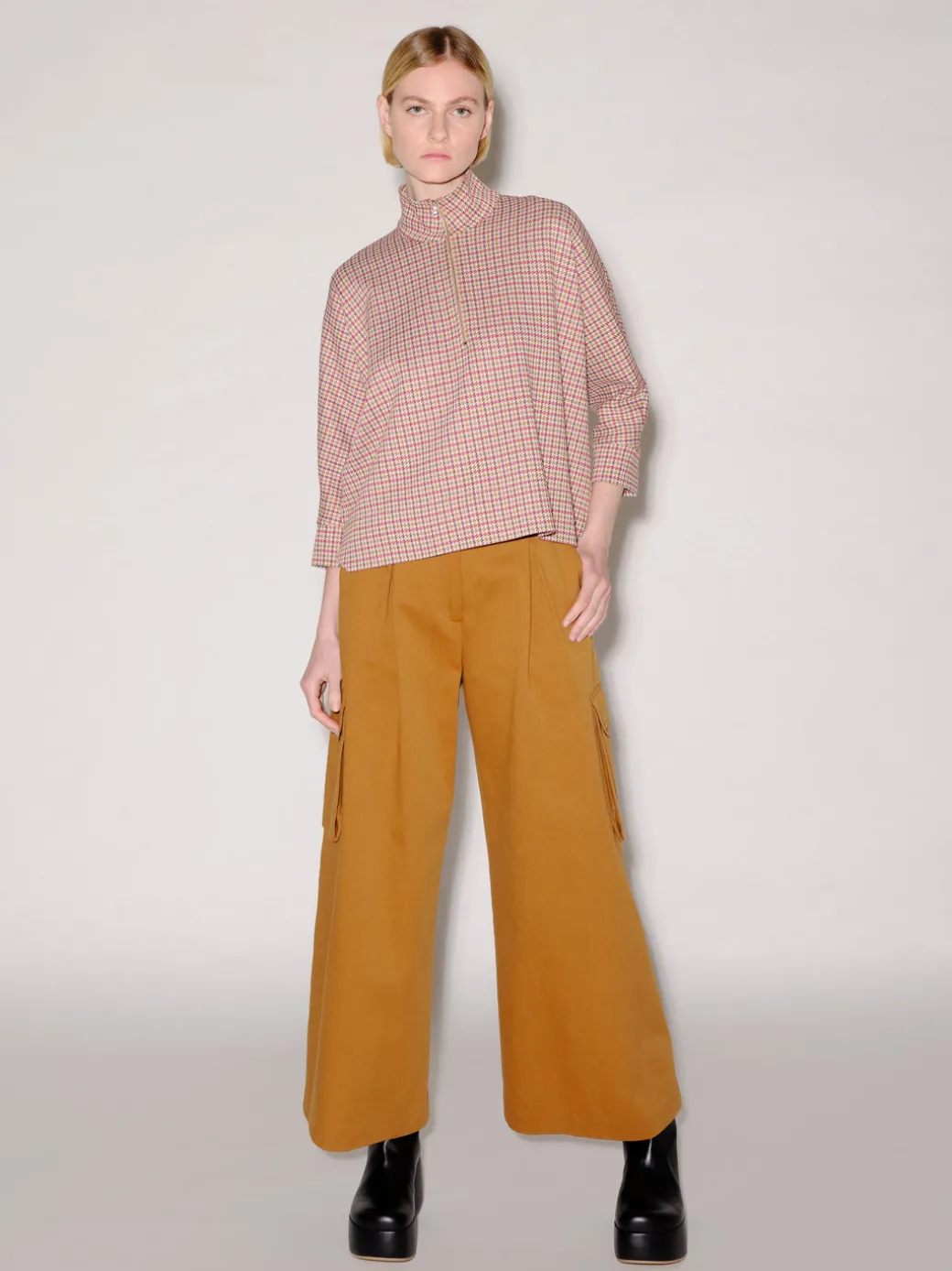 Pleated Cargo Pant