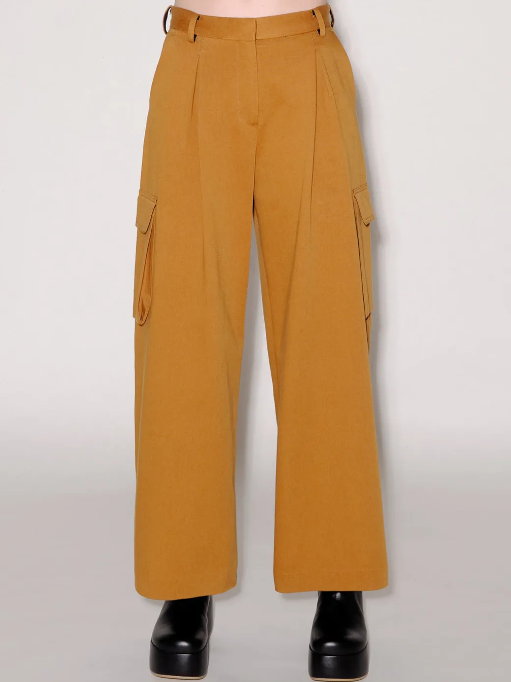 Pleated Cargo Pant