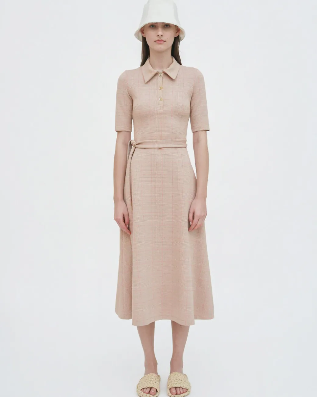 POLO DRESS - PLAID