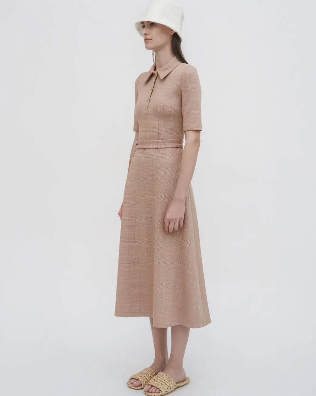 POLO DRESS - PLAID