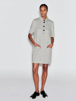 POLO DRESS - WINDOWPANE