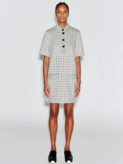 POLO DRESS - WINDOWPANE
