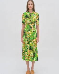 POLO T-SHIRT - GARDEN FLORALS
