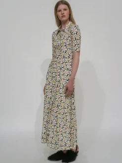 POLO T-SHIRT - GEOMETRIC FLORAL