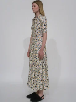 POLO T-SHIRT - GEOMETRIC FLORAL