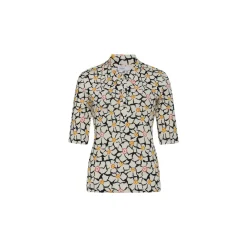 POLO T-SHIRT - GEOMETRIC FLORAL
