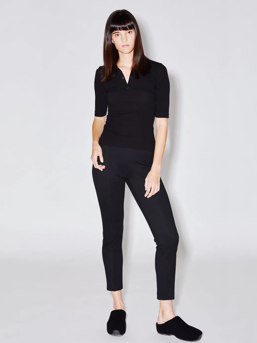 Pull On Cropped Slim Pant