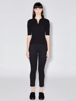 Pull On Cropped Slim Pant