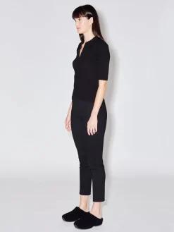 Pull On Cropped Slim Pant