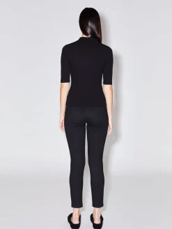 Pull On Cropped Slim Pant