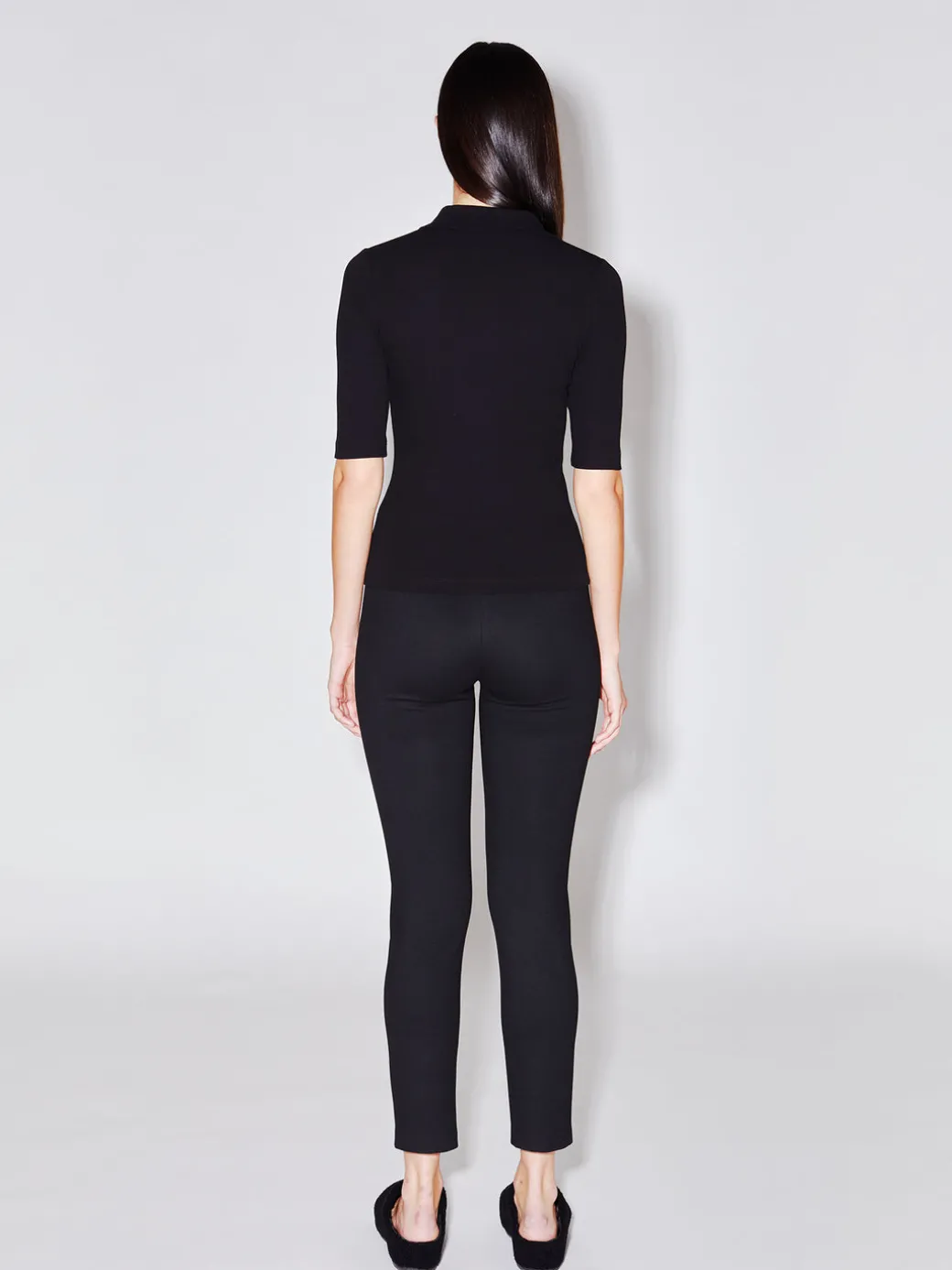 Pull On Cropped Slim Pant
