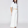 Pull On Cropped Straight Pant