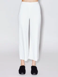Pull On Cropped Straight Pant