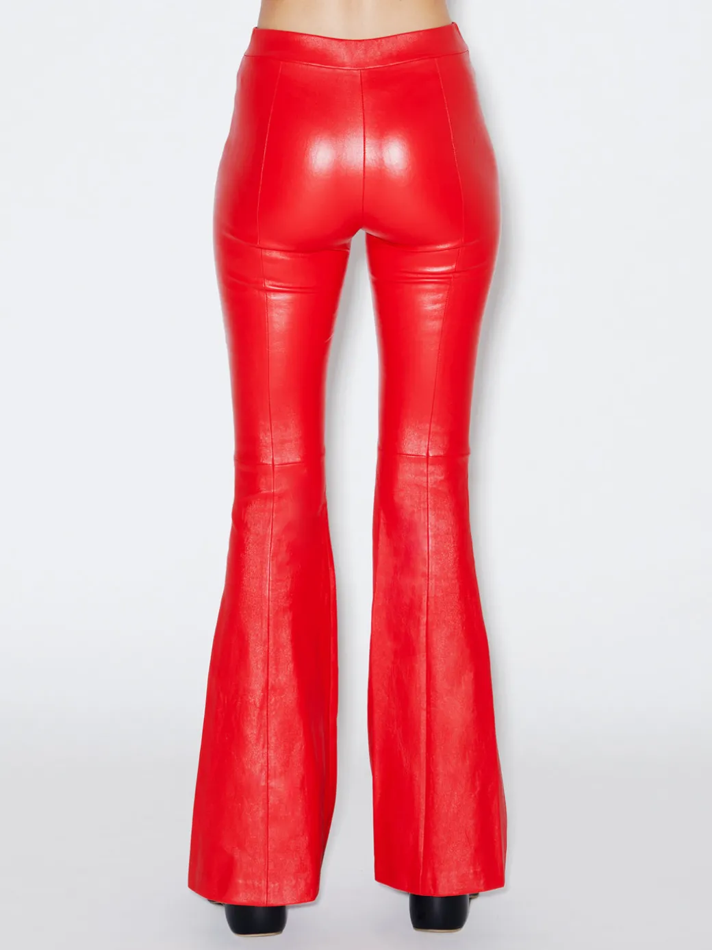 Pull On Pintuck Flares