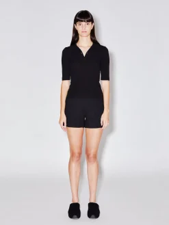 Pull On Relaxed Pintuck Shorts