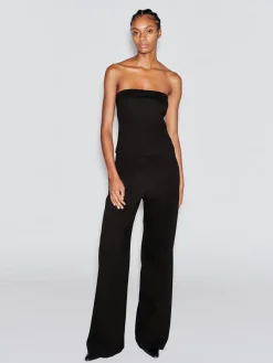 PULL ON STRAIGHT LEG TROUSER - SOLID INTERLOCK