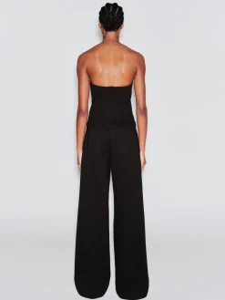 PULL ON STRAIGHT LEG TROUSER - SOLID INTERLOCK