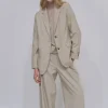 RELAXED PULL ON PANT- CANVAS SUITING