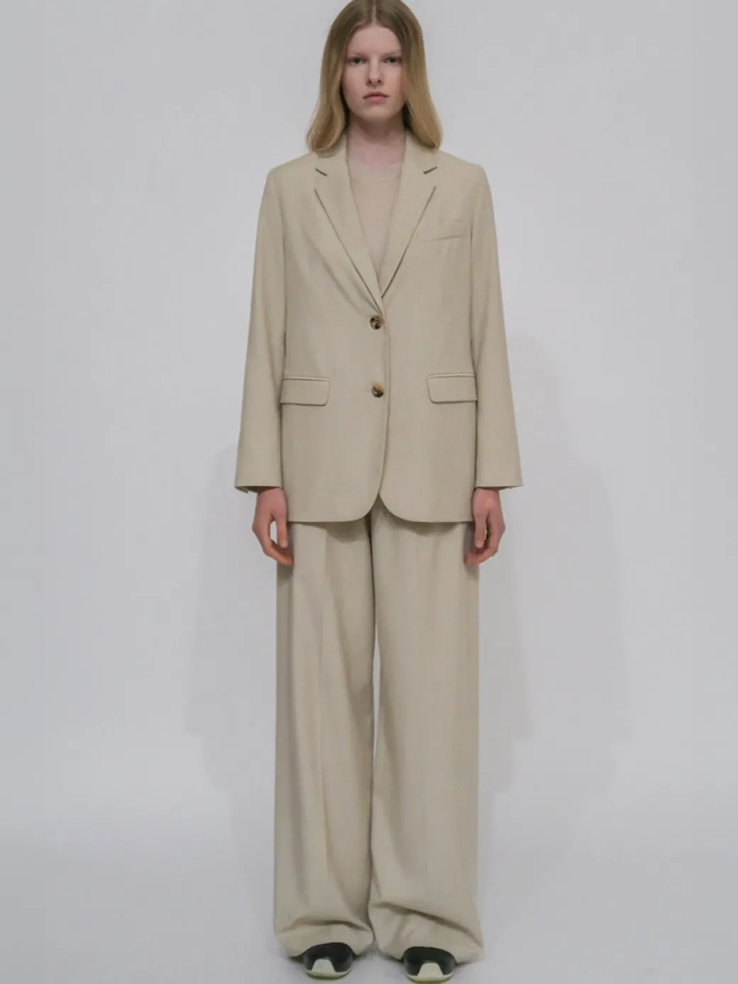 RELAXED PULL ON PANT- CANVAS SUITING