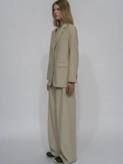 RELAXED PULL ON PANT- CANVAS SUITING