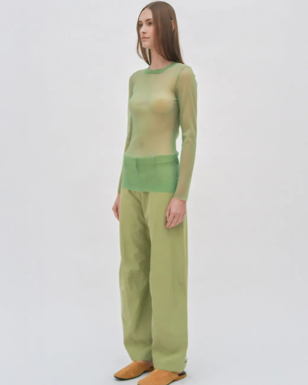 RIBBED LONG SLEEVE TUNIC
