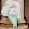 RIBBED PANELED TURTLENECK