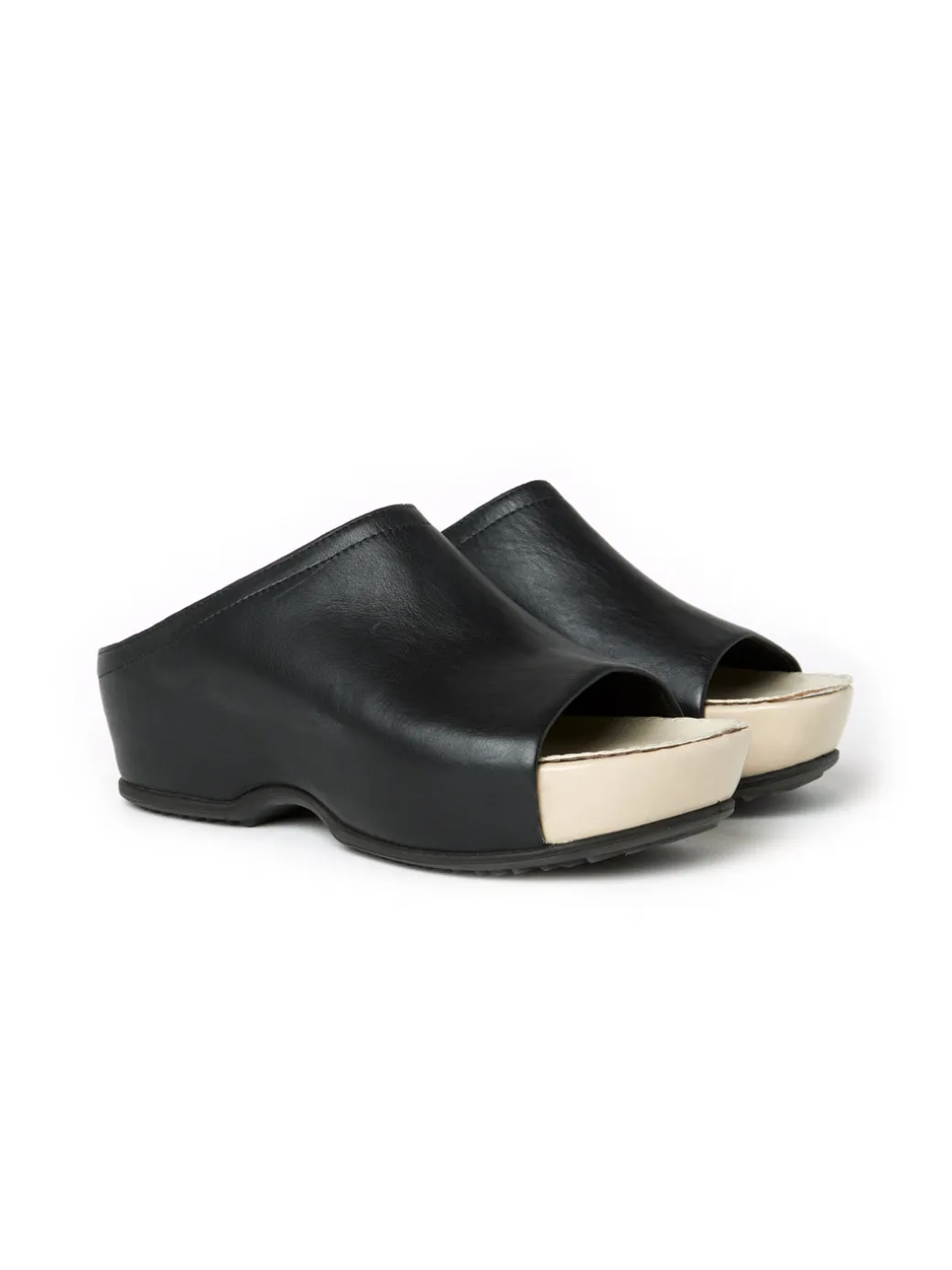 ROSETTA GETTY X ECCO OPEN TOE CLOGS