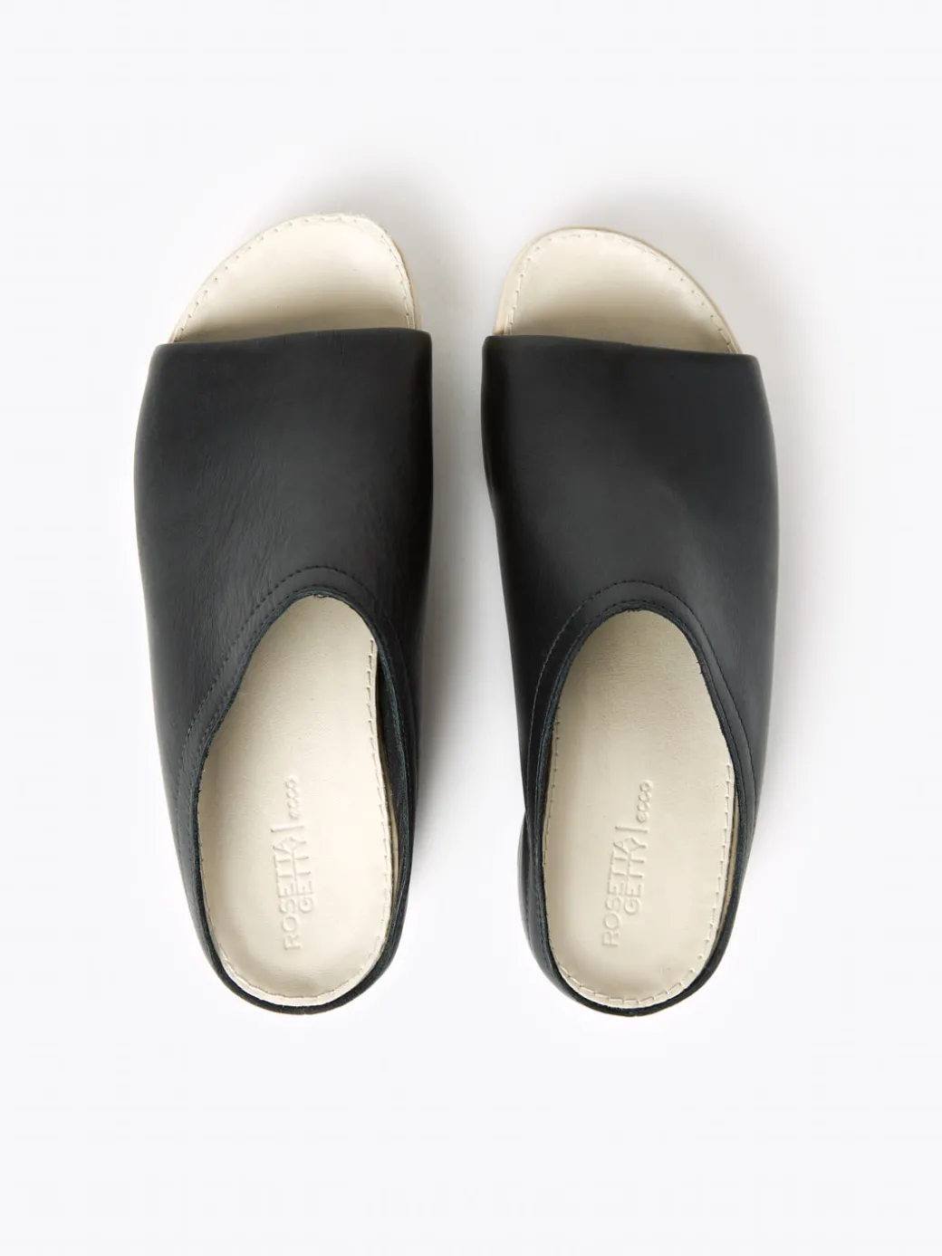 ROSETTA GETTY X ECCO OPEN TOE CLOGS