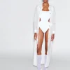 RUCHED CUTOUT TIE SWIMSUIT