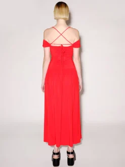 Ruched Off the Shoulder Dress