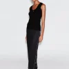 SCOOP NECK HENLEY TANK TOP