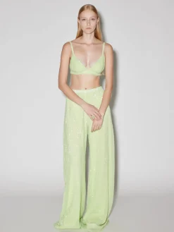 Sequin Mesh Bra Top