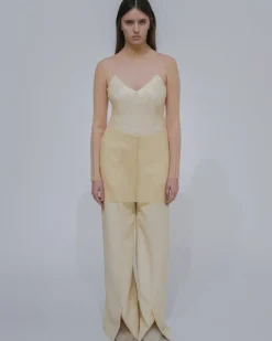 SHEER PLISSE TURTLENECK