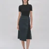 SHORT SLEEVE APRON COMBO T-SHIRT DRESS